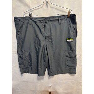 Ocean Current Mens Amphibious Land Or Waters Cargo Shorts Size 40 Gray Polyester